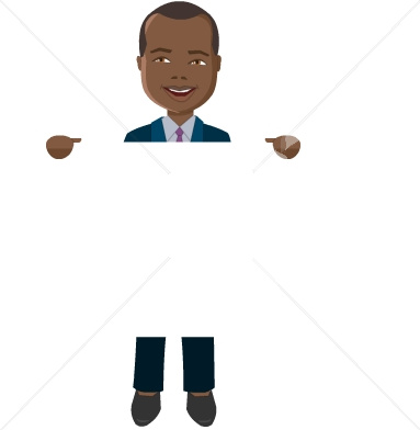 Robi - Black Male Cartoon Character – eLearningArt Membership Site