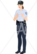 Kay applauding in EMT uniform