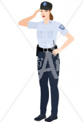 Kay frustrated in EMT uniform