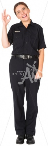 Cammy a-ok in EMT uniform