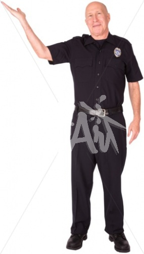 Ron presenting in EMT uniform