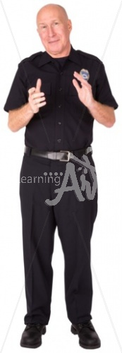 Ron applauding in EMT uniform