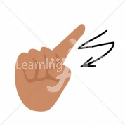 Z Hispanic ASL Hand Sign Z