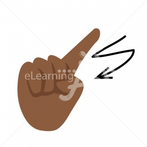 Z African American ASL Hand Sign Z