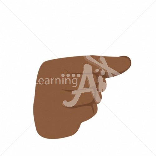 G African American ASL Hand Sign G