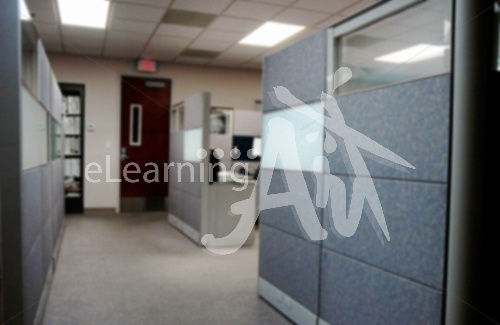 Hallway Office Background Image [blur]