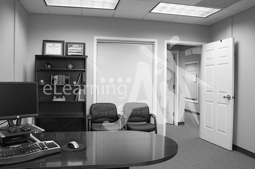 Offices Office Background [BW]