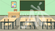 Classroom Illustrated Background