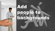Entourage Efffect - Add people to backgrounds